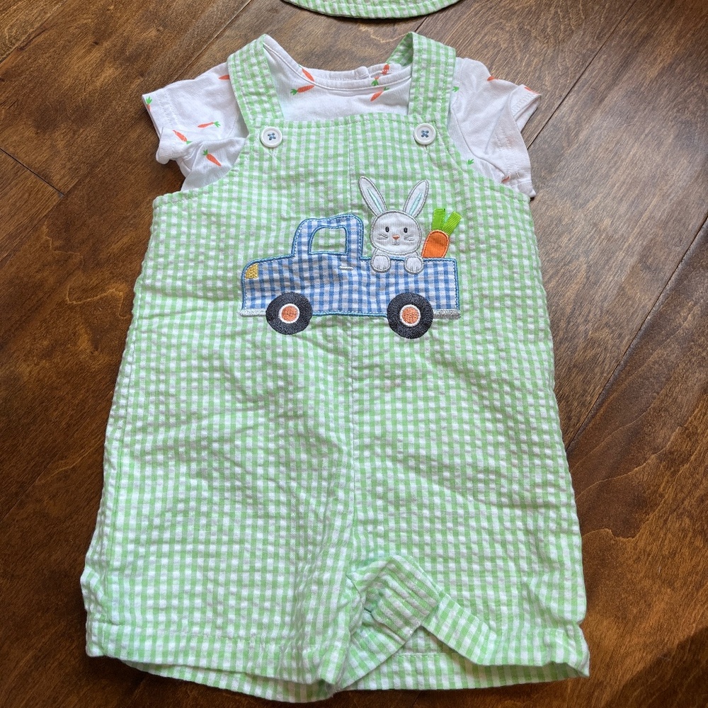 12 month Easter Rabbit Romper
